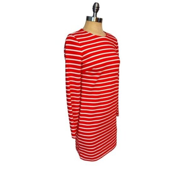 Michael Kors Coral Reef  Striped Long Sleeve Dress XS NWT - Picture 2 of 5